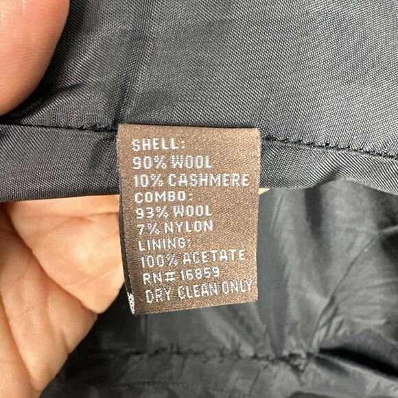 J. McLaughlin Plaid Wool Cashmere Shift Dress Women’s 8 Black Gray Lined Career - Picture 6 of 12